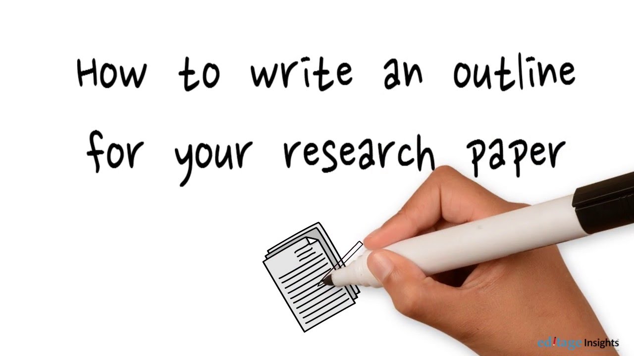 How to create an outline for your research paper - YouTube