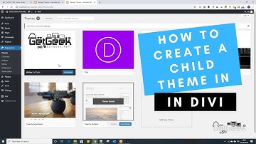 Create a child theme in Divi by Elegant Themes (The easy way)
