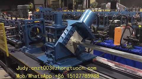 Stud and track roll forming machine