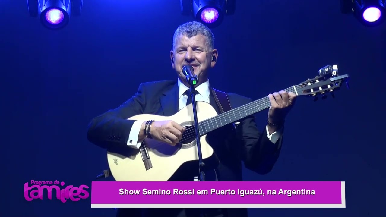 Semino Rossi Encanta Puerto Iguazú com Voz e Emoção foi um show incrivel.