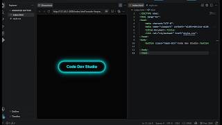 Neon Glowing Button Using HTML & CSS | CSS Neon Button Animation | Web Design