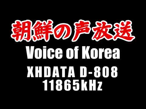 [D-808] 金委員長 シンガポールにて 朝鮮の声放送 [11865kHz]