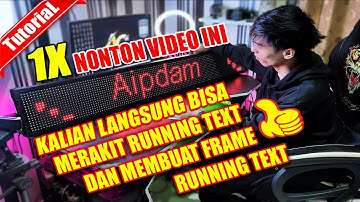 Cara Merakit Running Text Dan Membuat Frame Running Text Sendiri Dari Bahan Kayu/Papan Full Tutorial