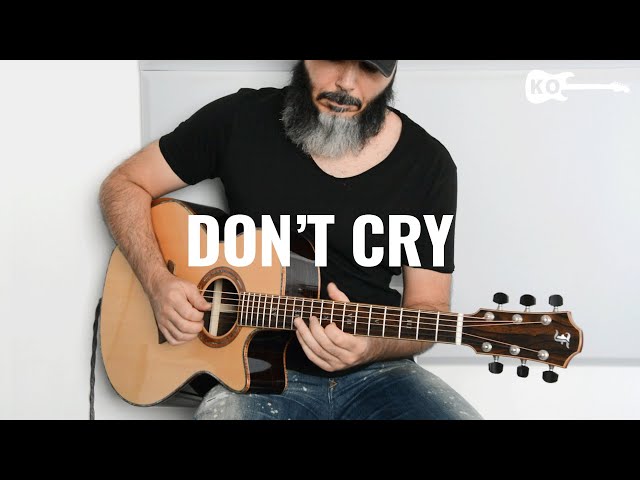 Guns N' Roses - Don't Cry - Acoustic Guitar Cover by Kfir Ochaion - Furch Guitars class=