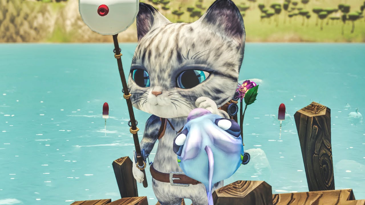 Whisker Waters Gameplay - You Play as a Cat in This Adorable Fishing Game!