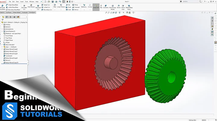 Учимся вычитать деталь в Solidworks: методы и применение