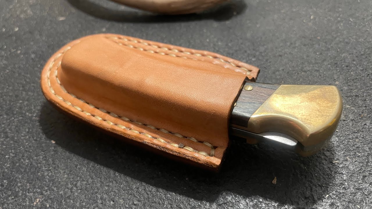 Buck 110/112 EDC Leather Sheath Part 2