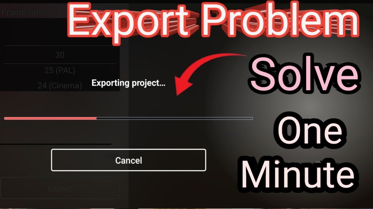 Kine Master Export Problem Solve In 1 Minute