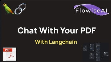 Flowise/Langflow: How to build a no-code PDF Chatbot with langchain.