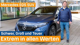 Mercedes EQS SUV im Test   sehr groß, sehr schwer und sehr teuer, aber auch sehr gut? | EFAHRER