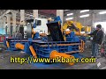 India Efficient Scrap Baling Machine Compacting Iron, Steel,metal scraps