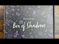 UNBOXING | Maniology BOX OF SHADOWS Halloween countdown calendar | 🚨￼HUGE SPOILER ALERT 🚨