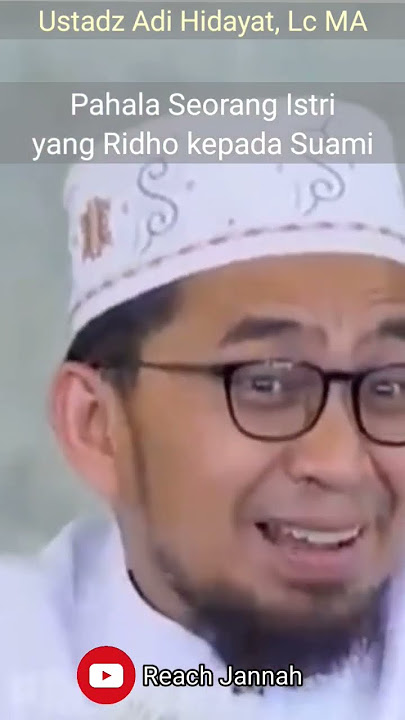 Pahala Seorang Istri yang Ridho Kepada Suami @reachjannah #religion #uah #quote