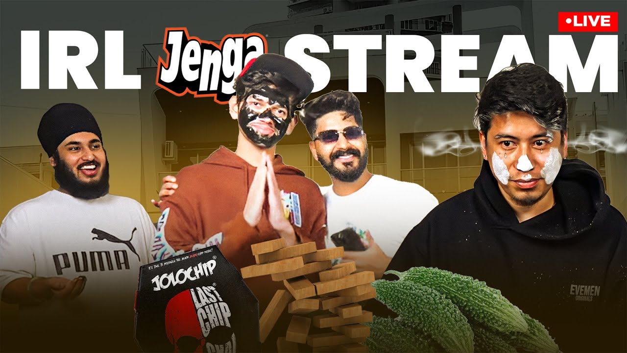 IRL JENGA DARE STREAM WITH IQOOSOUL BOYS | LIVE FROM S8UL BOOTCAMP | ROAD TO 100K