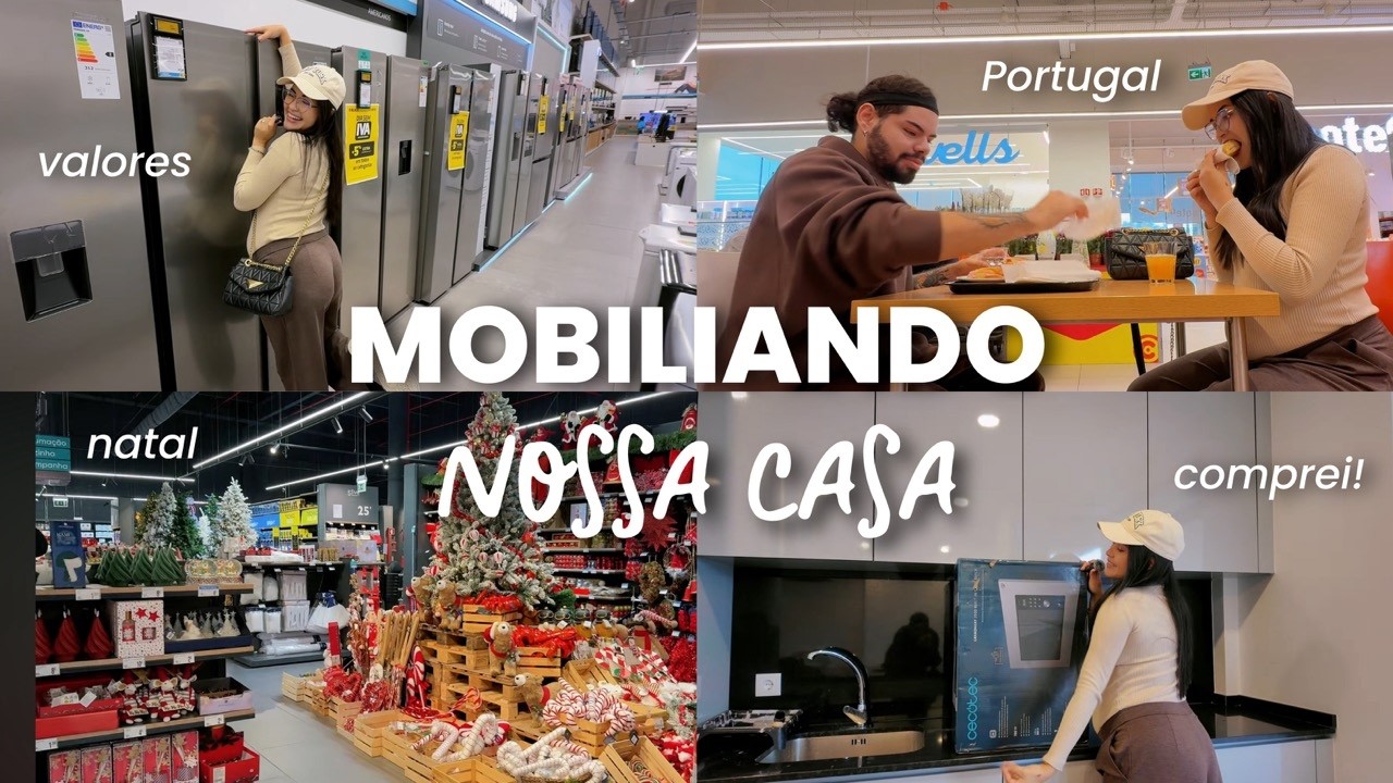 MOBILIANDO NOSSA COZINHA NOVA  🏡 🛒 tour nas lojas + preços!