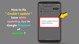 Famous How to fix " Couldn't update " issue while updating app in Google Playstore of Android ? Wealth