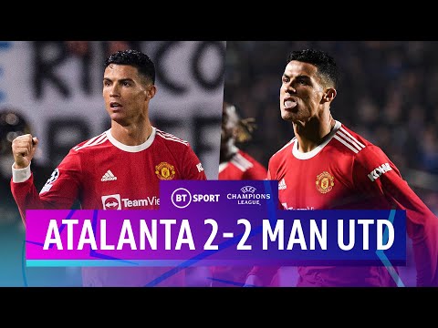 Atalanta v Manchester United (2-2) | Ronaldo rescues Red Devils AGAIN! | Champions League Highlights