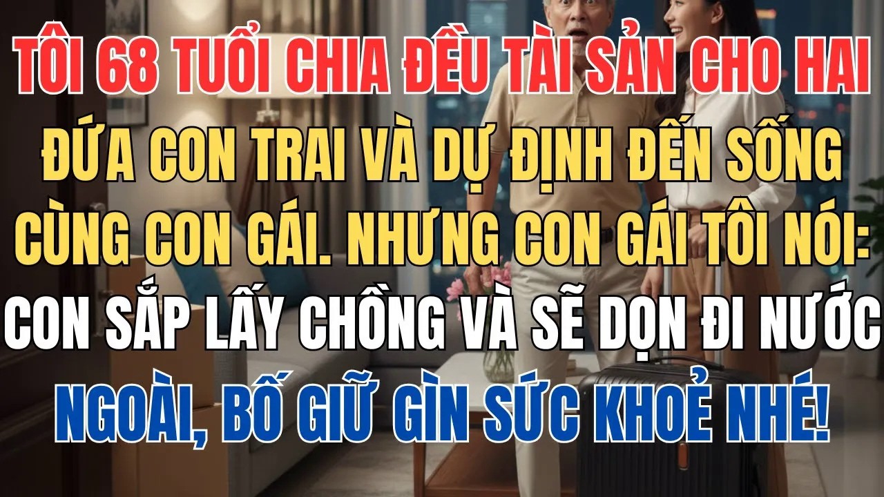 Chia Hết Tài Sản Cho 2 Đứa Con Trai, Tôi Đến Sống Cùng Con Gái Thì Nó Nói： Con Lấy Chồng Và Sẽ Ra
