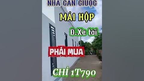 Nhà cấp 4 mái hộp Mỹ Lộc-Cần Giuộc, căn gốc 2 mặt tiền vô cùng thoáng mát