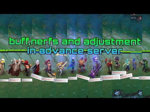 Advance server patch notes| so many nerfs 