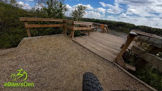 Devonian Trail E-Bike Ride Starting at Prospectors Point to Devonian Botanical Gardens - Timelapse