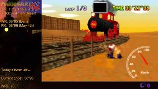 Mario Kart 64 - World Record tie on Kalimari Desert - 3895 (NTSC: 3239) by Matthias Rustemeyer