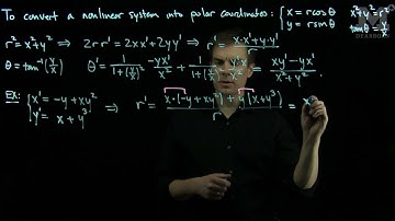 Nonlinear Systems in Polar Coordinates