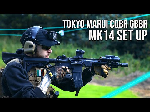 Tokyo Marui CQBR GBBR - MK14 Setup #shorts