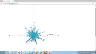 Force directed graph
