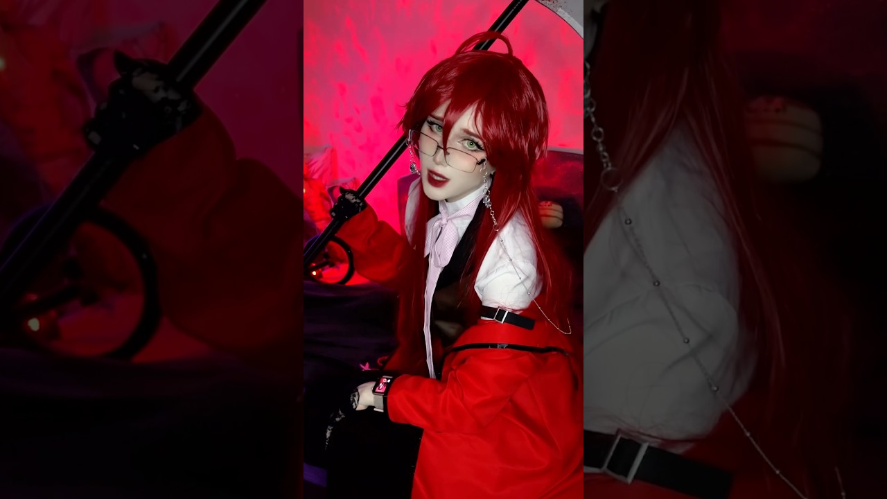 Grell Sutcliff ~♡ #cosplay #grellsutcliff #grellsutcliffcosplay #grellcosplay #blackbutlercosplay