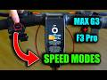 MAX G3 &amp; F3 Pro Speed Modes Explained (Switch Fast &amp; Easy) 🛴💨