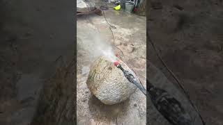 Making a cement water jar.#cementwork #construction #handmade #craftprocess #fyp #shorts