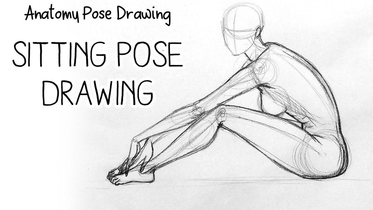 Female Figure Drawing Sitting Pose Fountain Pen Ink Zip Pouch by Frank  Ramspott - Pixels