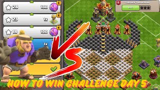How to 3 Star Thrower Throwdown Haaland's Challenge DAY 5 in (Clash of Clans)