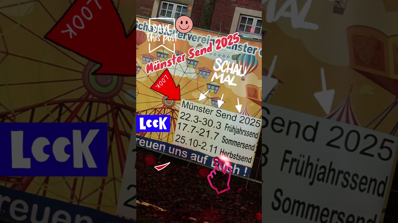 Münster Send Termine 2025🤩 
