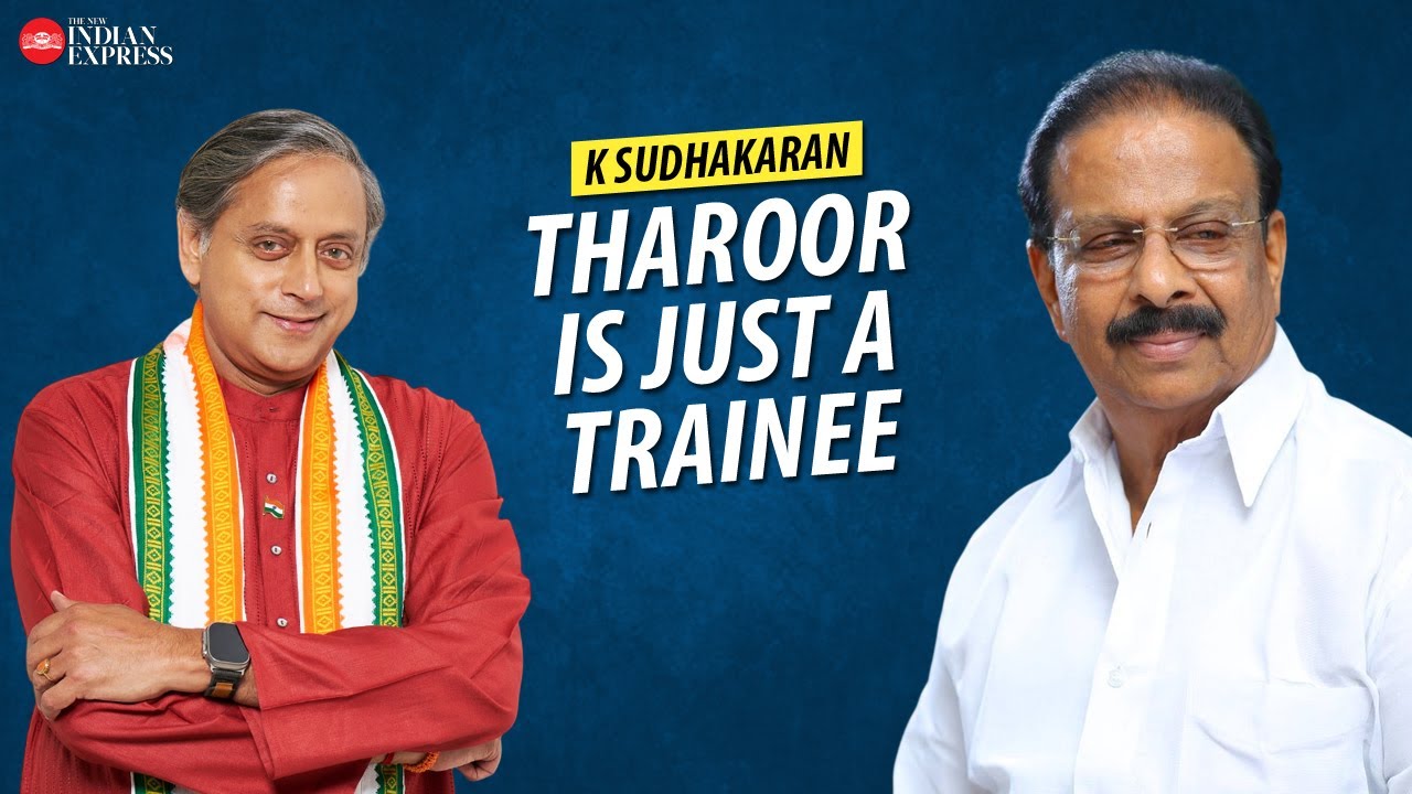 'Tharoor is a good man, an erudite person' - K Sudhakaran | Interview | TNIE Kerala