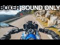 The calming bmw r 1250 gs sound  boxer farts raw onboard