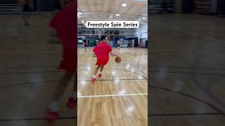Freestyle Spin Series! #courtside #basketball #handle