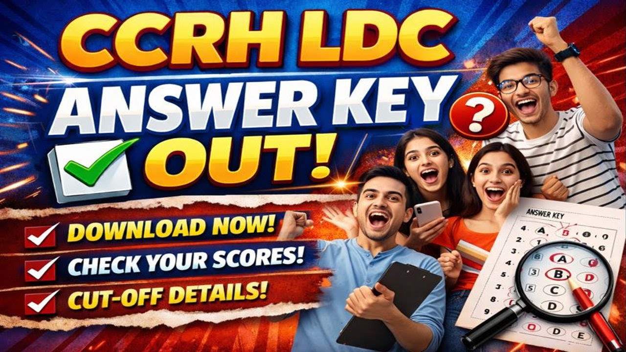 CCRH LDC 2025 ANSWER KEY OUT🚨 WRONG QUESTIONS IN CCRH😱 