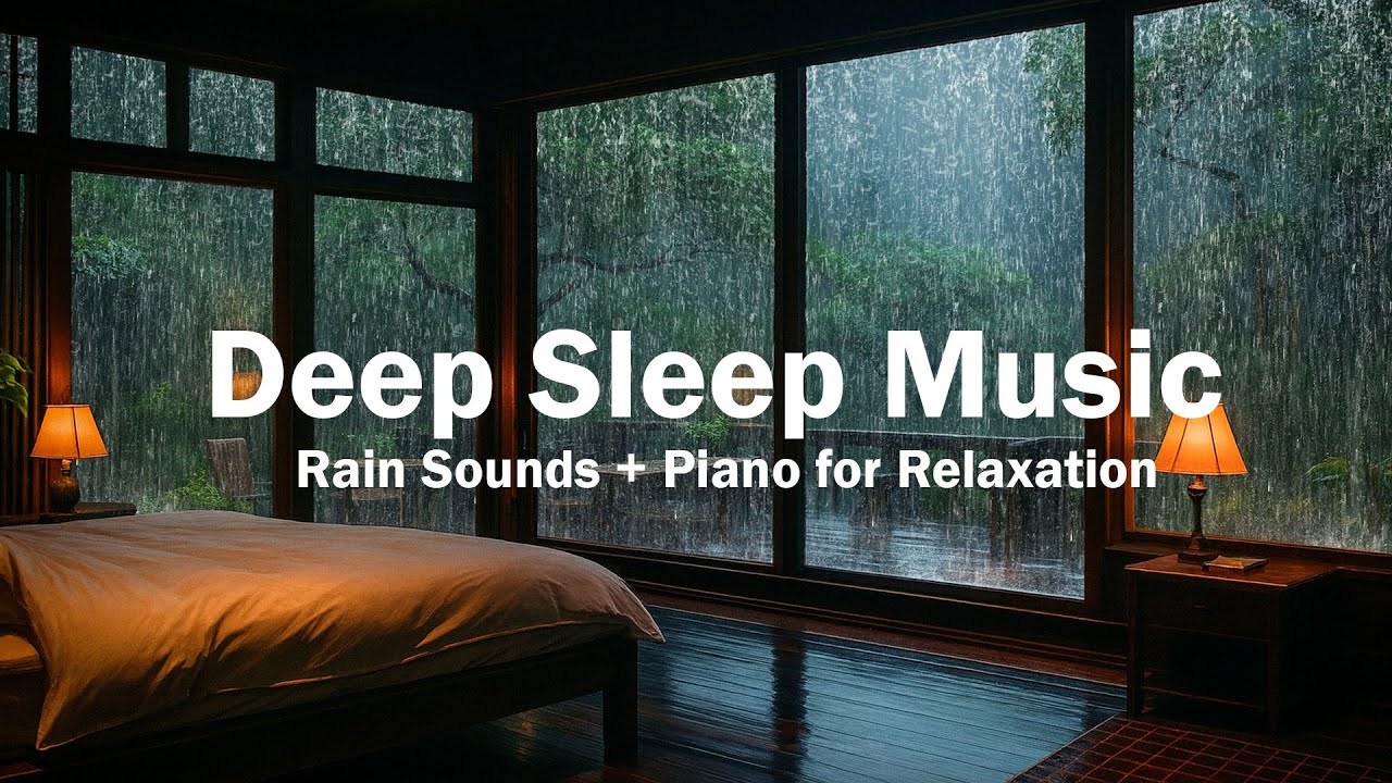 Relaxing Sleep Music – Healing Rain Sounds & Relaxing Piano Music for ...