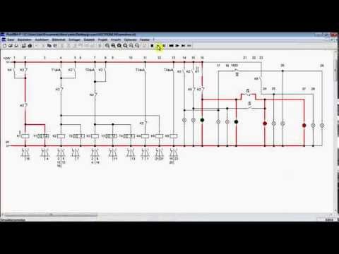 Traffic light - electric scheme on Festo FluidSim - YouTube light electrical diagram 