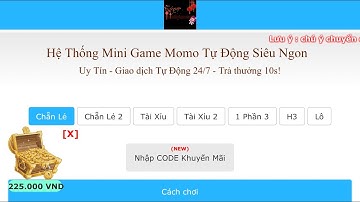 Share Code Chẵn Lẻ Momo Bản V2 Mới Nhất, Có Tự Động Trả Thưởng Cực Nhanh