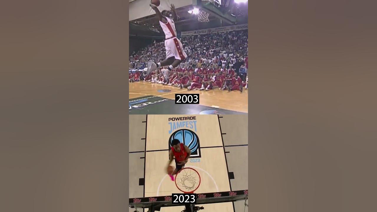 LeBron James NASTY Pefromance at 2003 McDonalds All American Dunk Contest!  