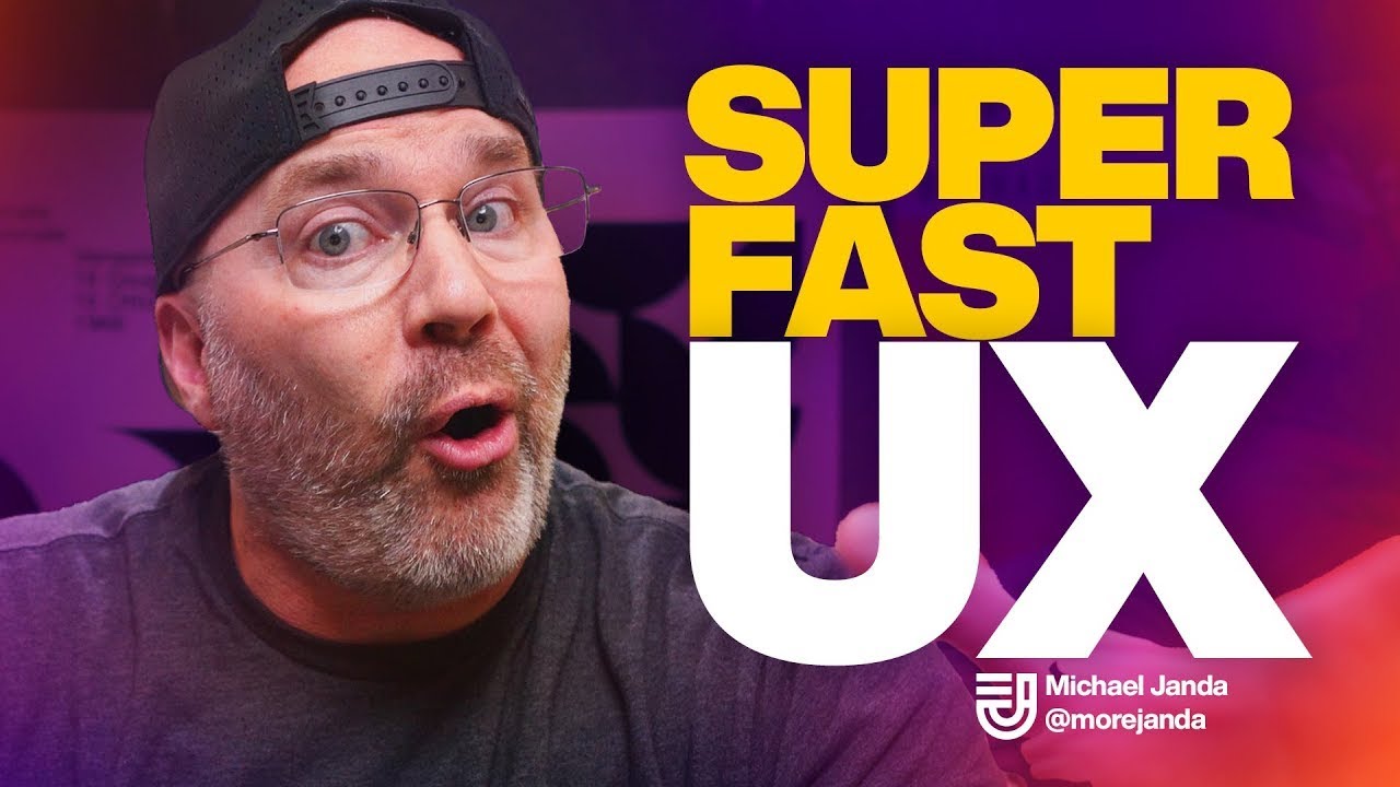 Super Fast UX Design - How to Speed Up Your Web Design Process - YouTube