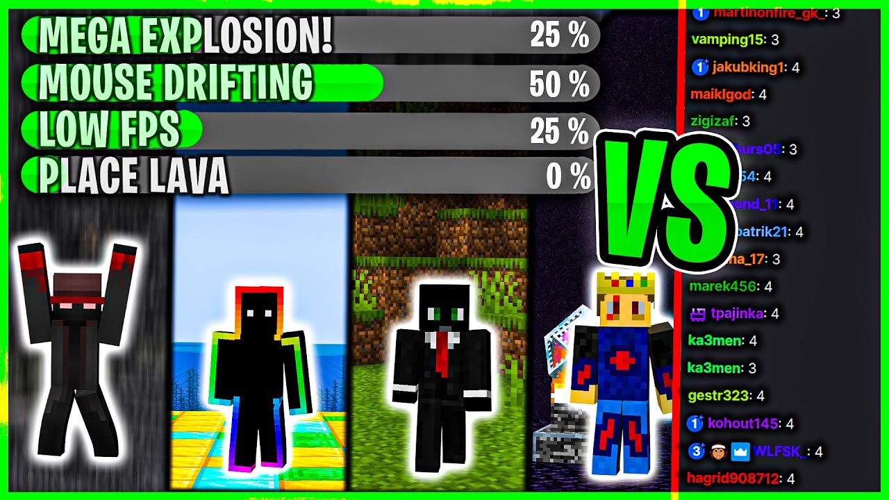 KDO PŘEŽIJE?☠️ 1v1v1v1v1 VS TWITCH CHAT | [MarweX&