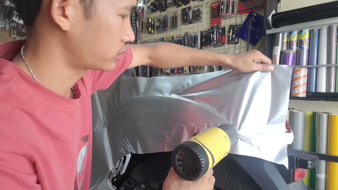 TUTORIAL LENGKAP CARA PEMASANGAN STICKER BODI MOTOR SCOOPY GAMPANG DAN MUDAH MENGERTI STICKER SCOOPY