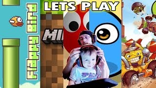 2 Year Old Chase plays Flappy Bird, My Boo, Minecraft, Angry Birds Go, Juice Cubes & Factory Balls screenshot 4