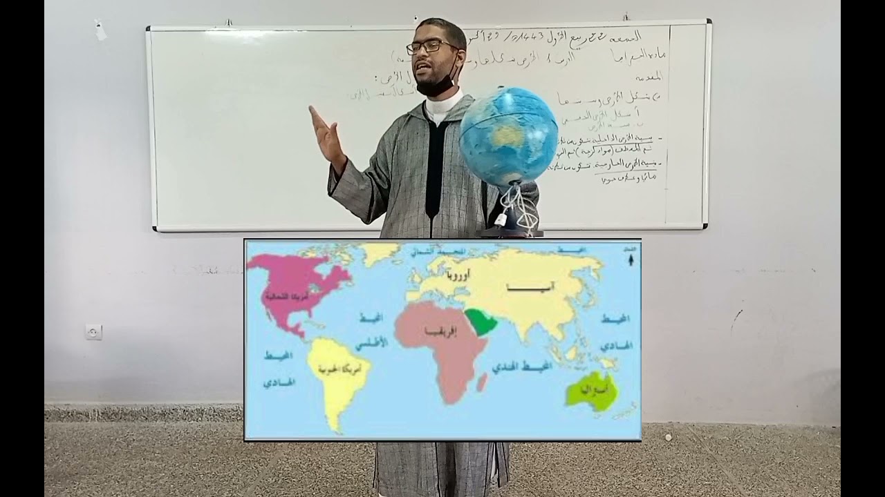 مادة الجغرافيا: درس الأرض شكلها و تمثيلها ج 2