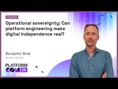 Operational sovereignty: Can platform engineering make digital independence real? - Benjamin Brial Episode cover