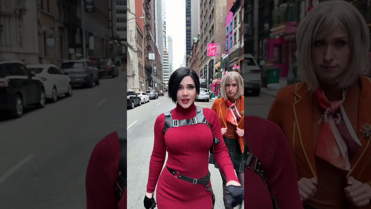 Resident Evil in Real Life🤯 #residentevil #re9 #residentevilrequiem #leonkennedy #adawong